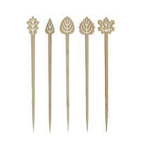 Solia Bamboo Leaf Skewers 5 Mixed Models L10cm, 200pieces/packets, 10packets/carton