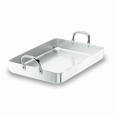 Lacor Chef Aluminium Aluminium Heavy-Duty Roast Pan L65xW43xH10cm, 24.3L