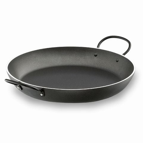 Lacor Robust Aluminium Non-Stick Paella Pan Ø24xH4cm