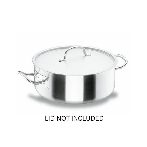 Lacor Chef Classic 18-10 Stainless Steel Casserole (Without Lid) Ø36xH14cm, 14.2L