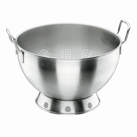 Lacor 18-10 Stainless Steel Spherical Footed Colander With Handles Ø32xH18cm, 9.5L