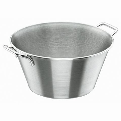 Lacor 18-10 Stainless Steel Conical Mixing Bowl With Handles Ø28xH13.2cm, 5L