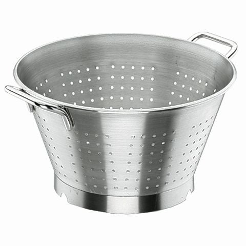 Lacor 18-10 Stainless Steel Conical Colander With Stand Ø28xH17cm, 13.2