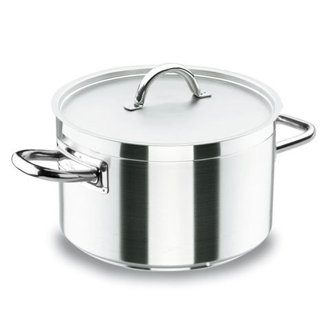 Lacor Chef Luxe 18-10 Stainless Steel High Casserole (Without Lid) Ø20xH13cm, 4L