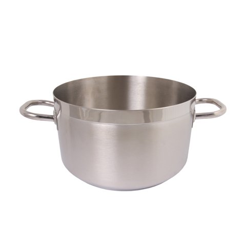 Lacor Chef Luxe 18-10 Stainless Steel High Casserole (Without Lid) Ø32xH18cm, 14.6L