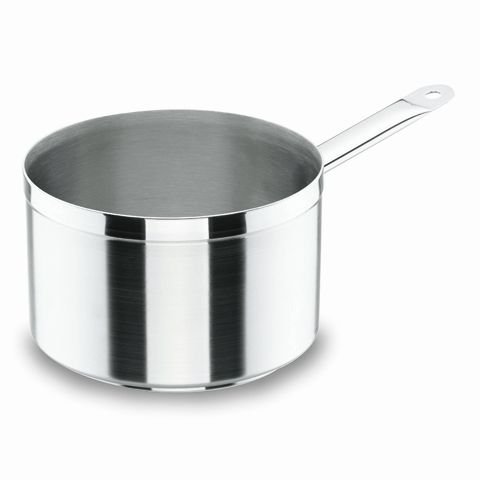 Lacor Chef Luxe 18-10 Stainless Steel High Sauce Pan (Without Lid) Ø16xH11cm, 2.2L