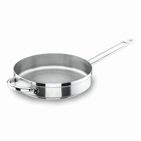Lacor Chef Luxe 18-10 Stainless Steel Saute Pan With 2 Handles Ø20xH6.5cm, 1.8L