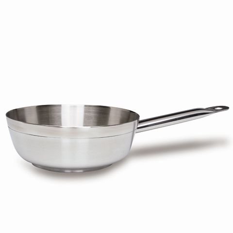 Lacor Chef Luxe 18-10 Stainless Steel Conical Saute Pan Ø16xH6cm, 1L