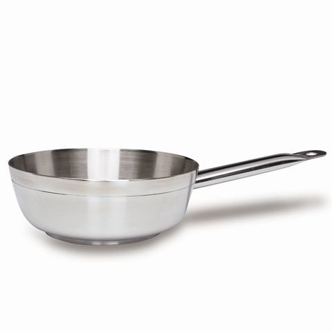 Lacor Chef Luxe 18-10 Stainless Steel Conical Saute Pan Ø20xH6.5cm, 1.6L