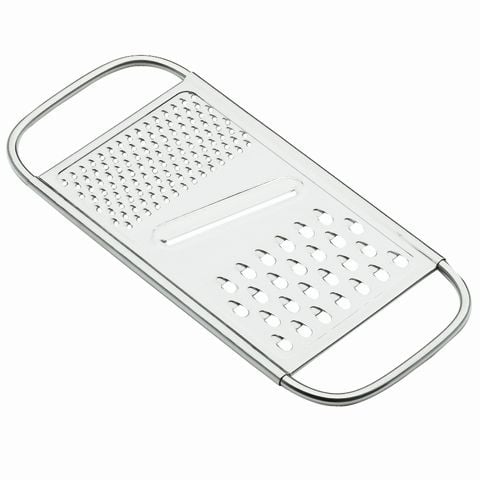 Lacor Stainless Steel Flat Slice/Fine/Coarse Grater L25.5xW11cm