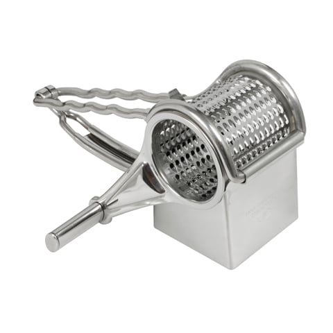 Lacor Stainless Steel Rotary Cheese Grater W/2 Blades L20xW13.5xH10cm