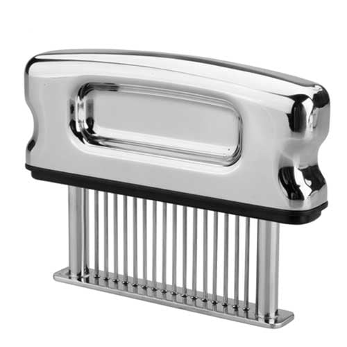 Lacor Stainless Steel Handheld Meat Tenderizer With Column 16 Knives