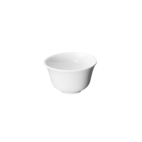 Patra Chinese Tea Cup 190cc (Chappei), Porcelain White