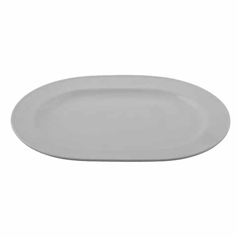 Patra Oval Pickle Dish 23.5cm, Porcelain White