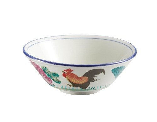 Rooster Series Slant Bowl 6"