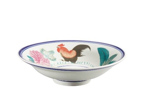 Rooster Series Shallow Bowl 7"