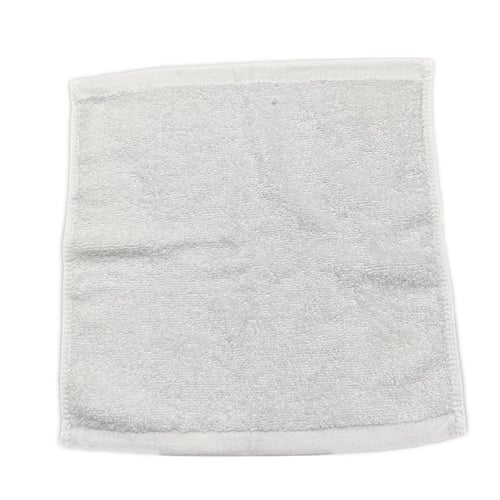 FACE TOWEL THICK 12"x12", WHITE