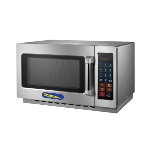 Powerline Commercial Microwave Oven With 100 Programmable Setting L55.3xW49.4xH34.3cm, 1400W, 34L, 230V/50Hz, 1-Phase,  ==1 Year Warranty==