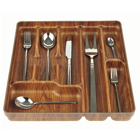 Evelin 7 Compartment Cutlery Tray L32 x W36 x H4.5cm