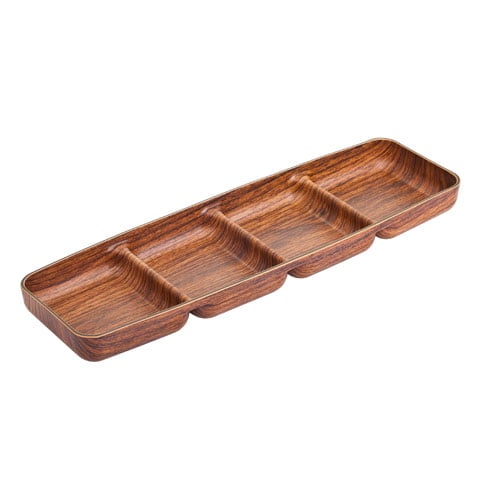 Evelin 4 Compartment Condiments Dish  L10 x W33 x H2.5cm