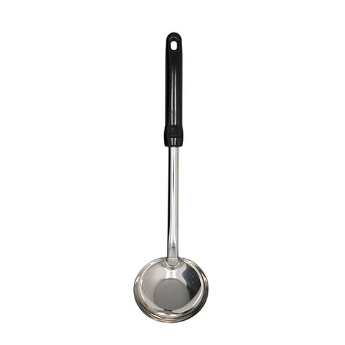 Zebra Focus Stainless Steel Chinese Ladle With Bakelite Handle 3.5"