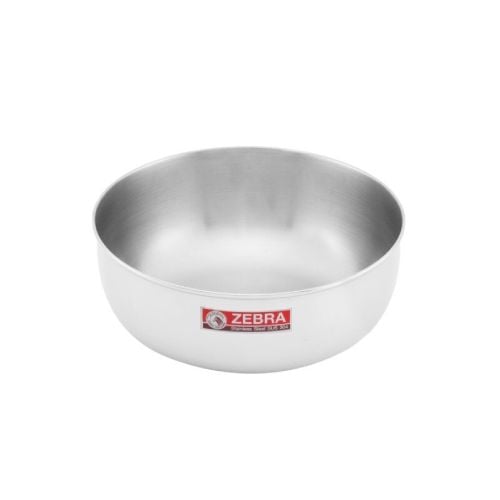 Zebra Stainless Steel Water Bowl 12cm