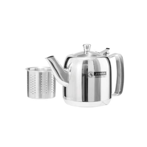 Zebra Stainless Steel Tea Pot W/Filter 1.5Ltr