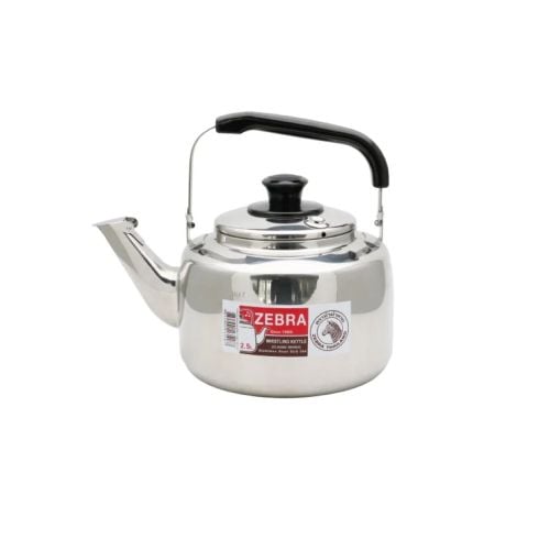 Zebra Stainless Steel Whistle Kettle 2.5Ltr, Classic