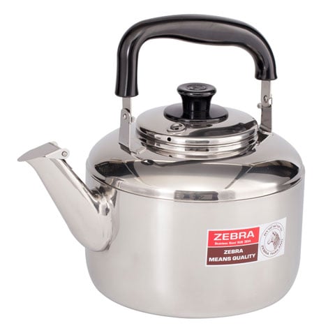 Zebra Stainless Steel Whistling Kettle 5.5L, Century Plus