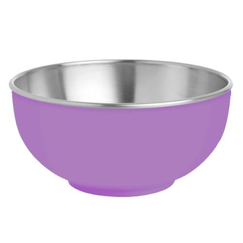 Zebra Stainless Steel Colour Bowl 11cm, Purple