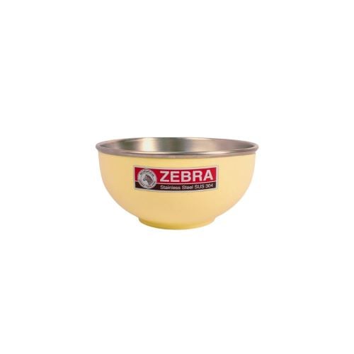 Zebra Stainless Steel Colour Bowl 11cm, Yellow