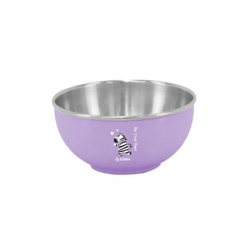Zebra Stainless Steel Colour Bowl Ø11cm, Purple