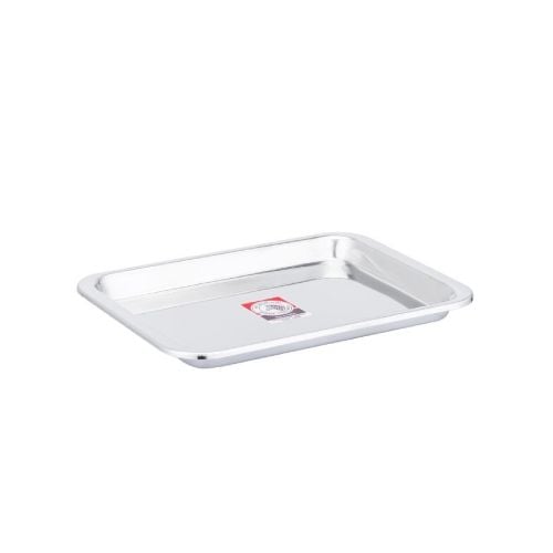 Zebra Stainless Steel Rectangular Tray L14xW10.5"