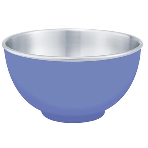 Zebra Stainless Steel Colour Bowl 15cm, Blue