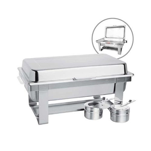 Zebra Stainless Steel Full Size Chafing Dish, 8L, Smart