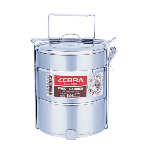 Zebra Stainless Steel Food Carrier 12x2.1/2