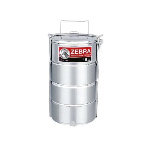 Zebra Stainless Steel Food Carrier 18X4