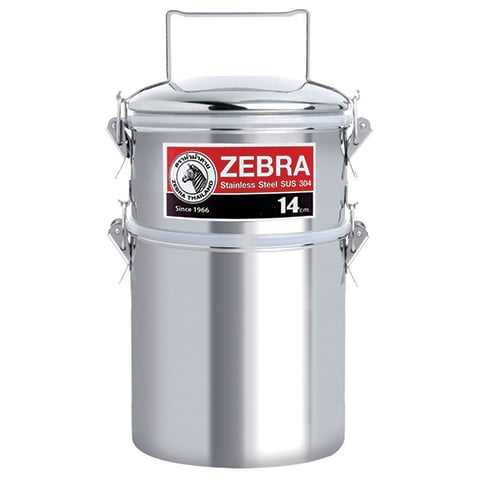 Zebra Stainless Steel Jumbo Food Carrier 14X2, Smart Lock