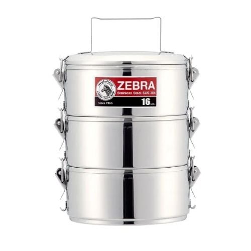 Zebra Stainless Steel Food Carrier 16X3, Smart Lock