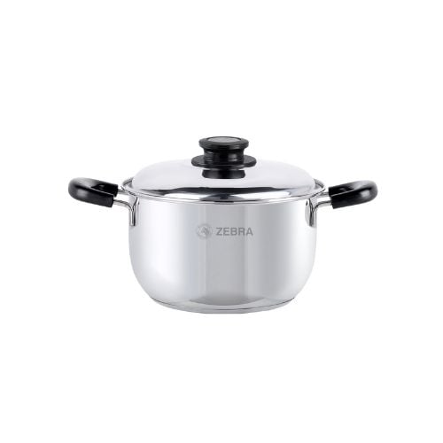 Zebra Stainless Steel Sauce Pot With Lid & Capsule Base Ø22xH14cm, 4.5L, Extra Plus