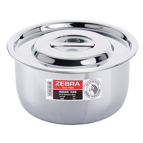 Zebra Stainless Steel Indian Pan 16cm