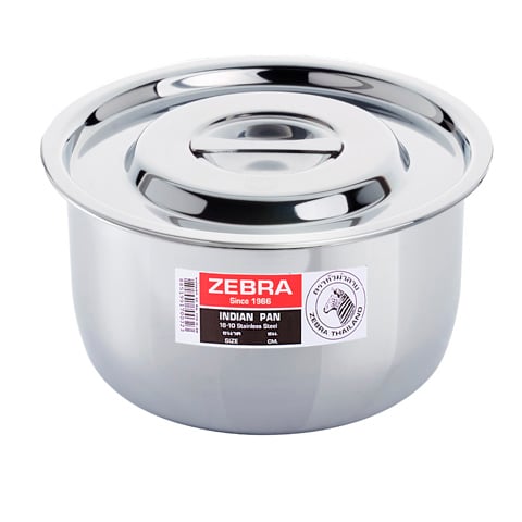 Zebra Stainless Steel Indian Pan 24cm