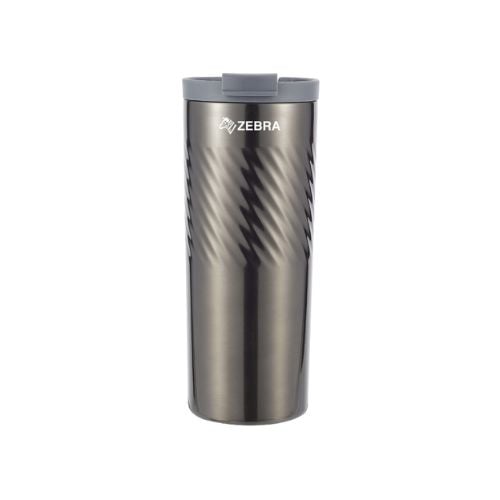 Zebra Vacuum Mug 500ml, Cool Grey, Twistor