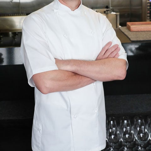 SHORT SLEEVE CHEF UNIFORM, WHITE, STAYCOOL, L, LE CHEF