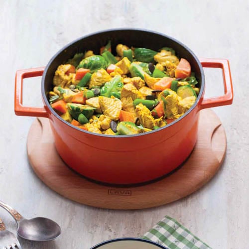 Lava Cast Iron Round Mini Casserole, Ø10cm, 0.35L, Gray