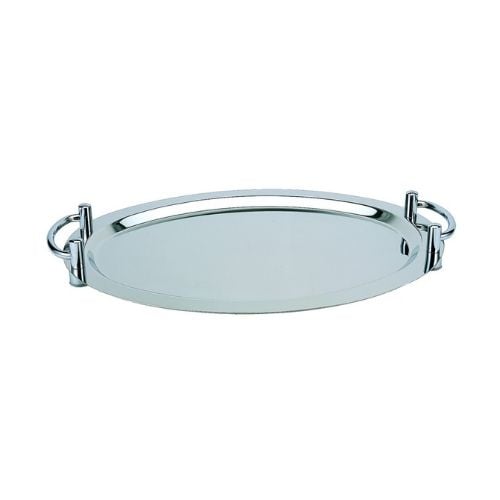 Safico Stainless Steel Oval Tray with Handle 66x42x6.5cm