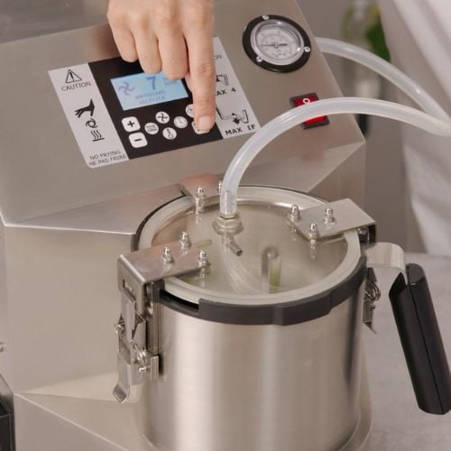 [PRE ORDER] Hotmixpro Stainless Steel Multifunction Hot Thermal Mixer With Vacuum W32xD52xH32cm, 2L, 24° To 190°C, 220V/50-60Hz/3400W, 16000RPM