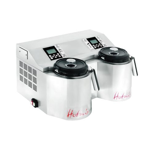 [PRE ORDER] Hotmixpro Stainless Steel Multifunction Twin Hot And Cold Thermal Mixer W49xD37xH29.6cm, 2x2L, 24° To 190°C And -24° To 30°C, 220V/50-60Hz/4600W, 12500Rpm And 8000RPM