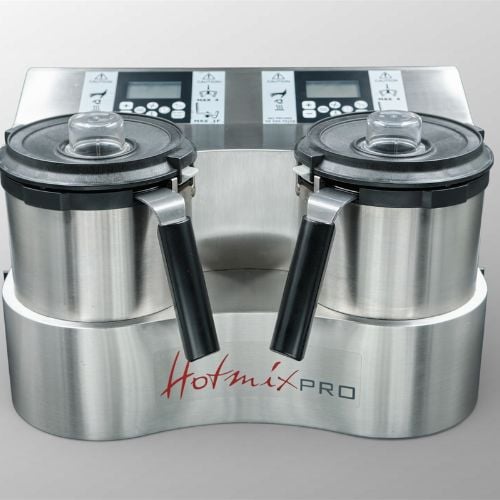 [PRE ORDER] Hotmixpro Stainless Steel Multifunction Twin Hot Thermal Mixer With 26 Speeds W49xD37xH29.6cm, 2x2L, 24° To 190°C, 220V/50-60Hz/2X2850W, 12500RPM