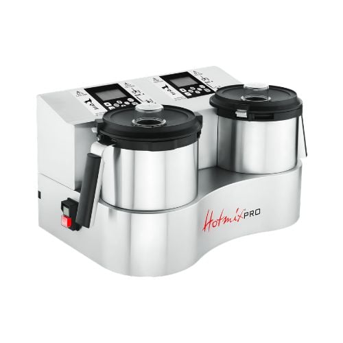 [PRE ORDER] Hotmixpro Stainless Steel Multifunction Twin Hot Thermal Mixer With 26 Speeds W49xD37xH29.6cm, 2x2L, 24° To 190°C, 220V/50-60Hz/2X2850W, 12500RPM